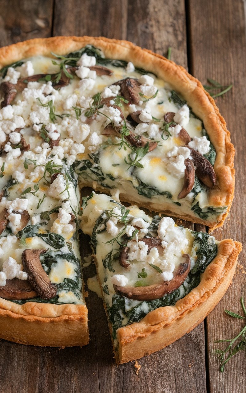 Comforting-Hearty-Tart-Filled-with-Chicken_-Spinach_-and-Mushrooms