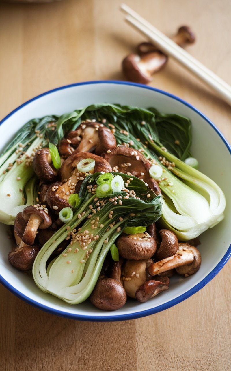 Simple-and-Flavorful-Bok-Choy-Mushroom-Stir-Fry