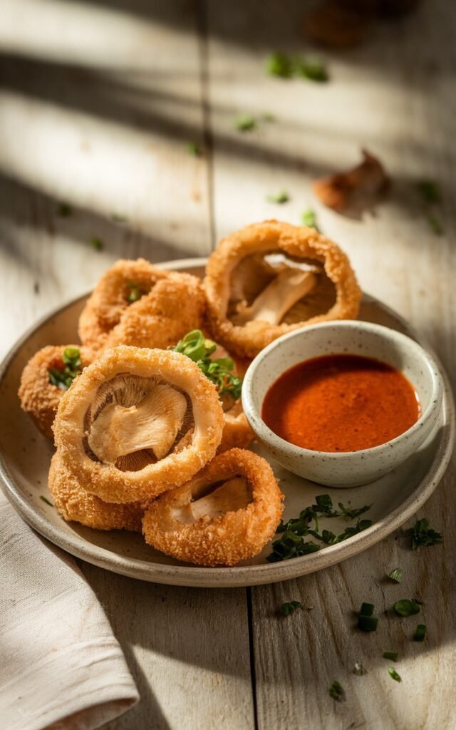 quick_and_healthy_air-fried_mushroom_snack