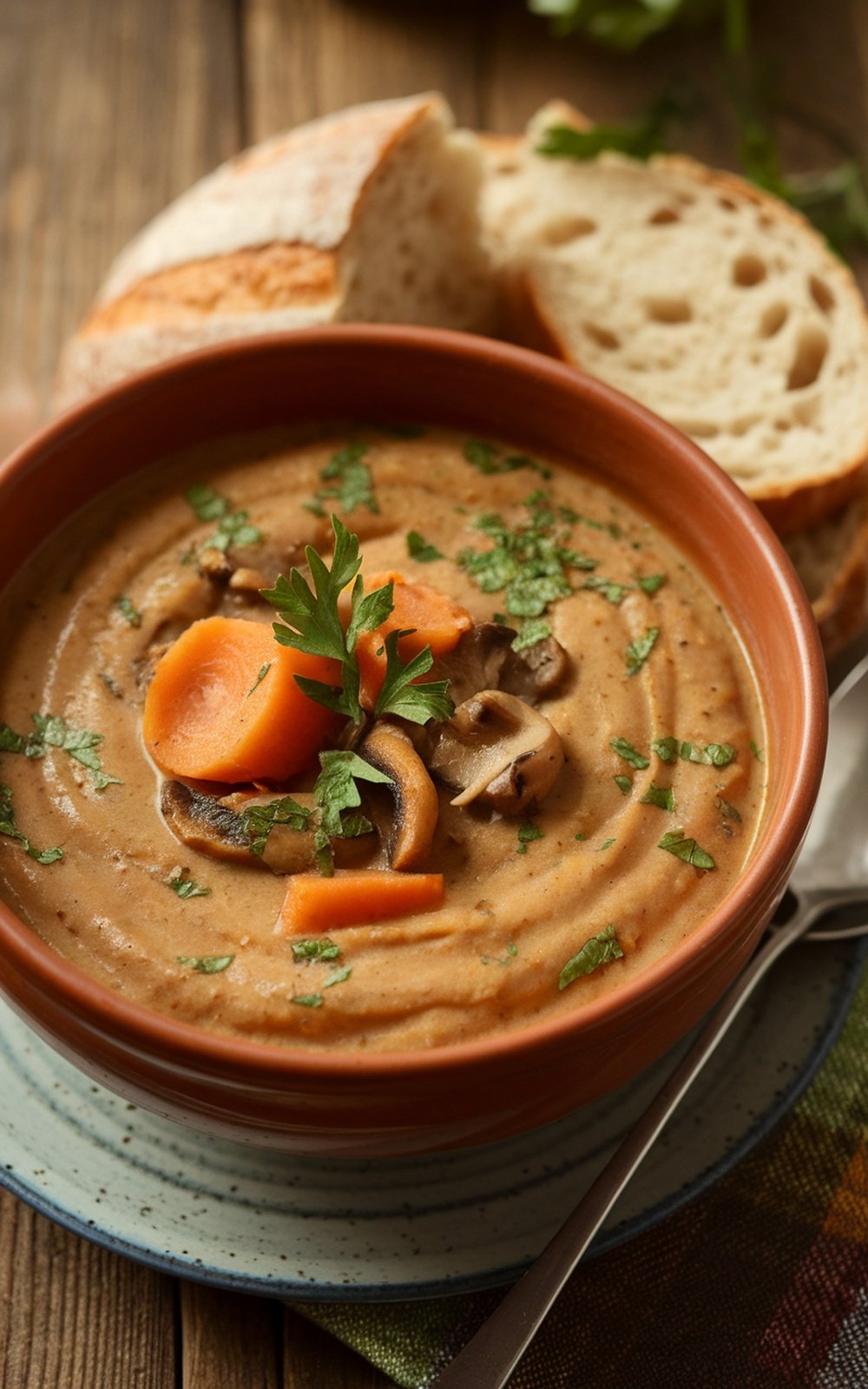 Delicious-Carrot-and-Mushroom-Soup-Recipe