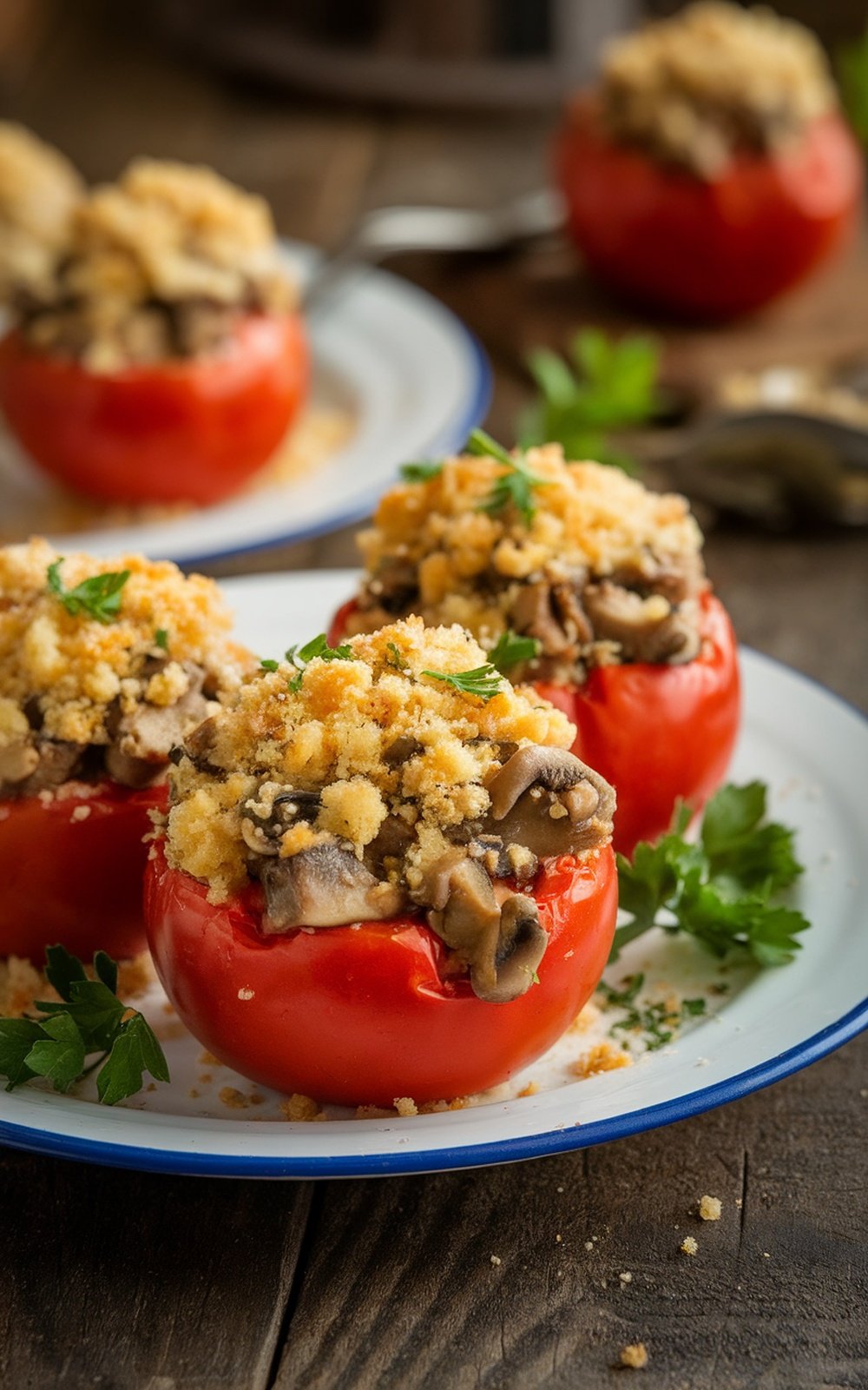 Elegant-Stuffed-Tomatoes-with-Mushroom-Filling