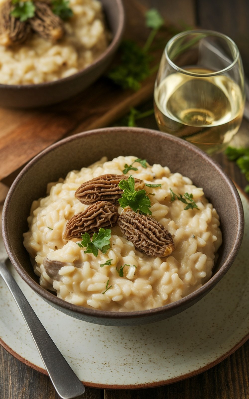 Gourmet-Creamy-Dried-Morel-Mushroom-Risotto