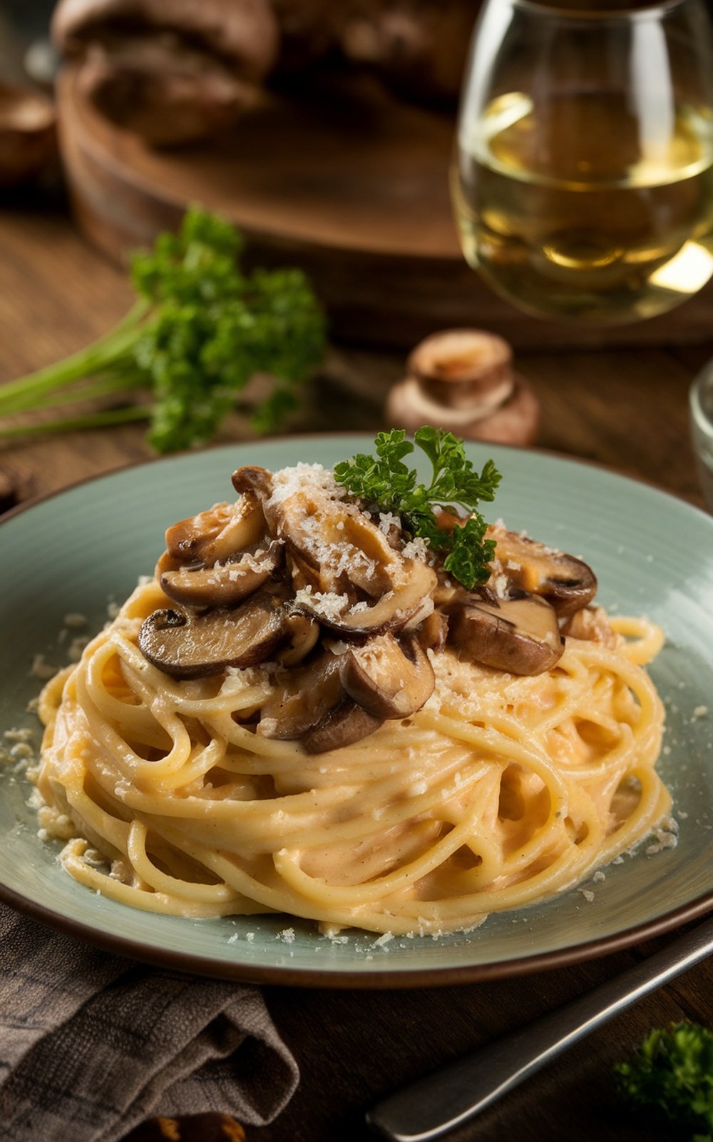 Delicious-Spaghetti-Carbonara-with-Mushrooms