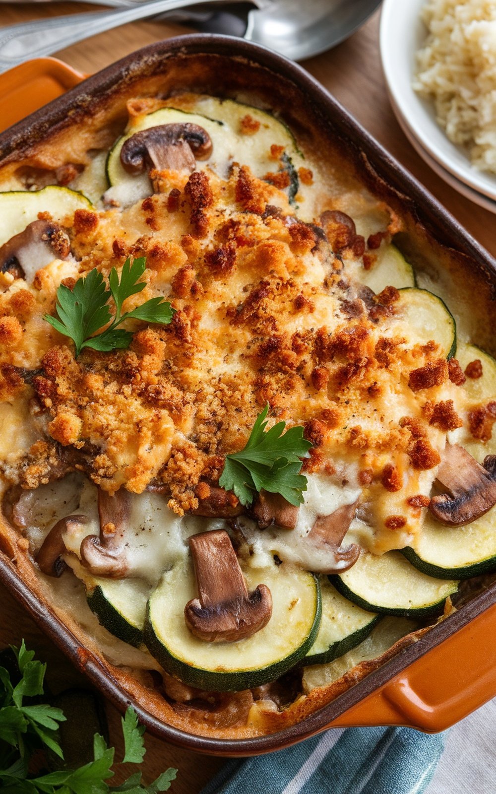 Easy-Creamy-Zucchini-Mushroom-Gratin-Recipe_