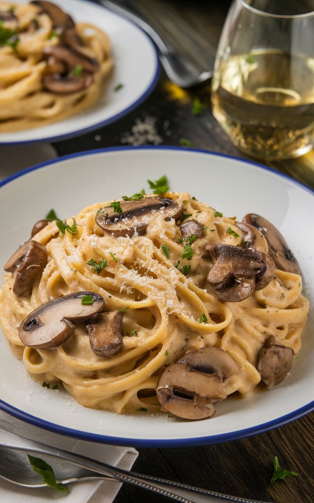 Gourmet-Mushroom-Truffle-Carbonara-Recipe